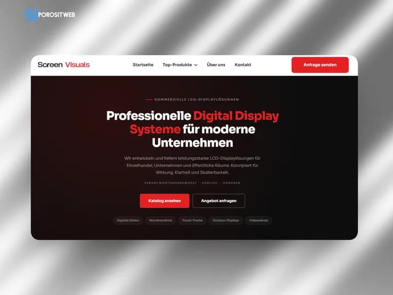 SCREENVISUALS.CH – Platformë për Sisteme Profesionale të Ekranëve Digjitalë në Zvicër