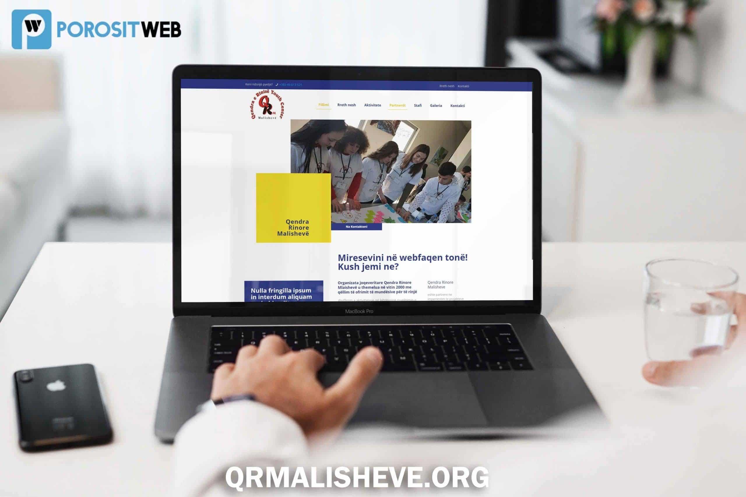 QRMALISHEVE.ORG - Webfaqe për Organizatë Jo Qeveritare