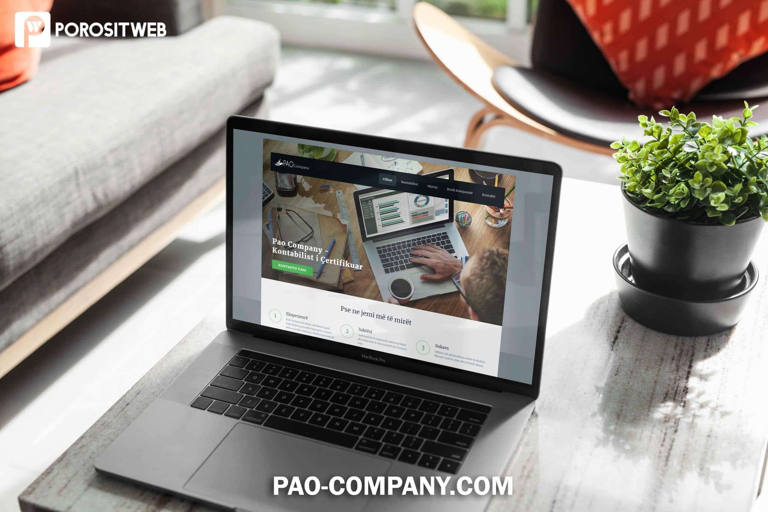 PAO-COMPANY - Webfaqe për kontabilitet