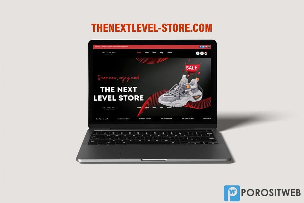 THENEXTLEVEL-STORE.COM – Platformë E-Commerce për Produkte Moderne