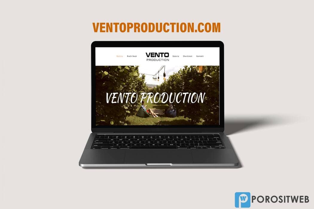 VENTOPRODUCTION.COM – Webfaqe Profesionale për Shërbime të Produksionit