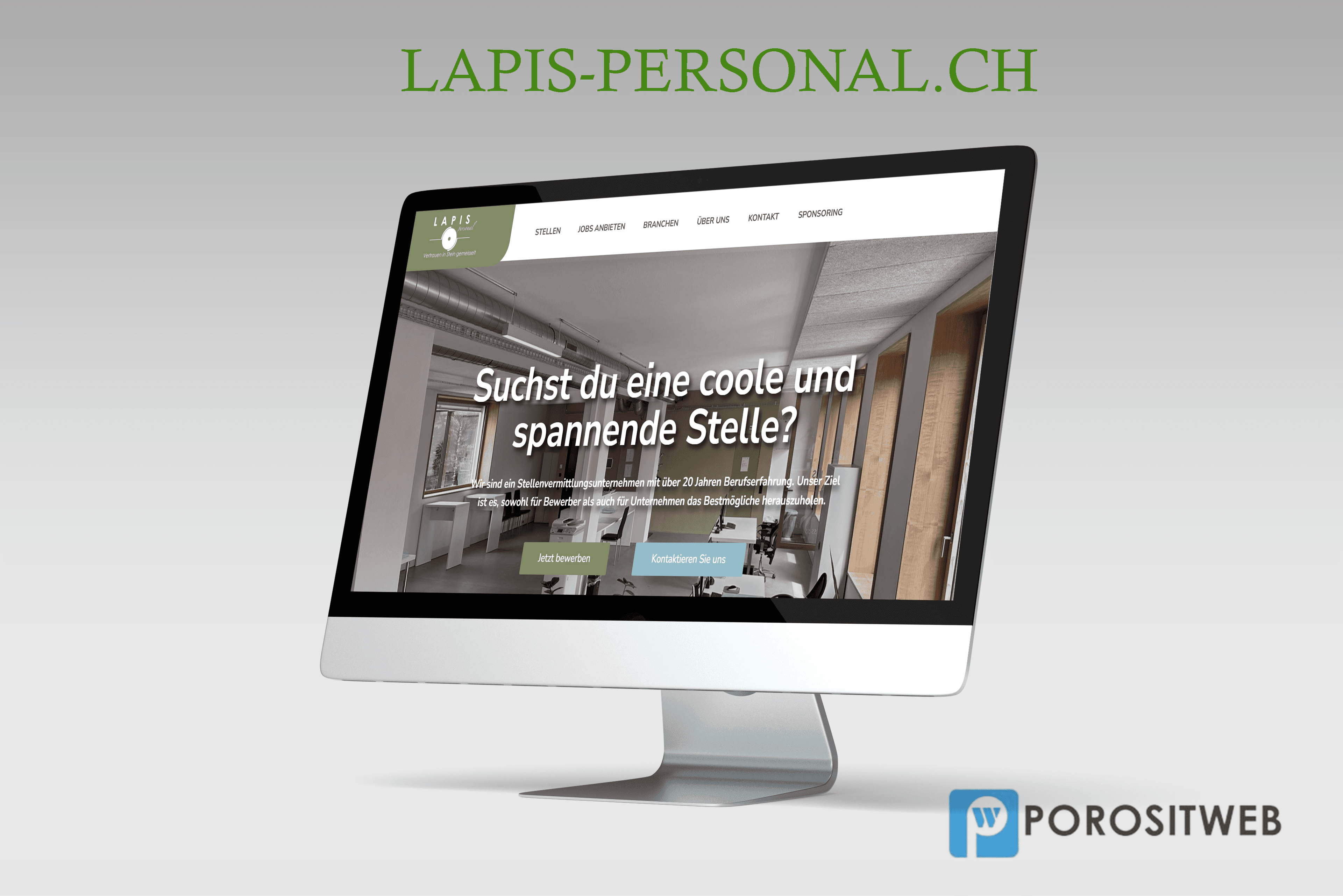 Dizajni Profesional i Faqes së Lapis Personal nga PorositWeb