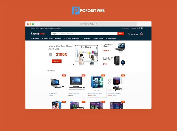 LLAPTOPSHOP.COM - E-Commerce platformë